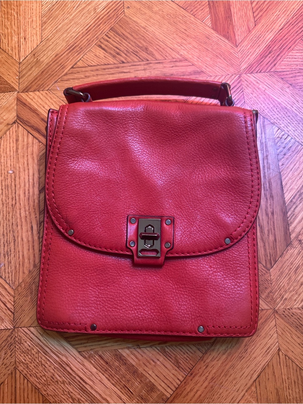 Rebecca Minkoff Red Leather Women's Handbagag